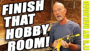 047: Finishing The Train Room For My Model Railroad Layout