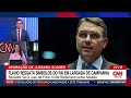 Flávio Bolsonaro resgata símbolos do pai em largada de campanha para engajar base | CNN PRIME TIME