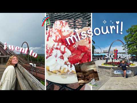 i went to MISSOURI! 🌻 self care, sit. Louis, and silver dollar city 🎢🍞 1st cave tour 🪨⛏️