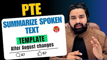 Summarize Spoken Text Template PTE | After Changes 