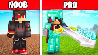 Upgrading from NOOB to PRO in Minecraft!