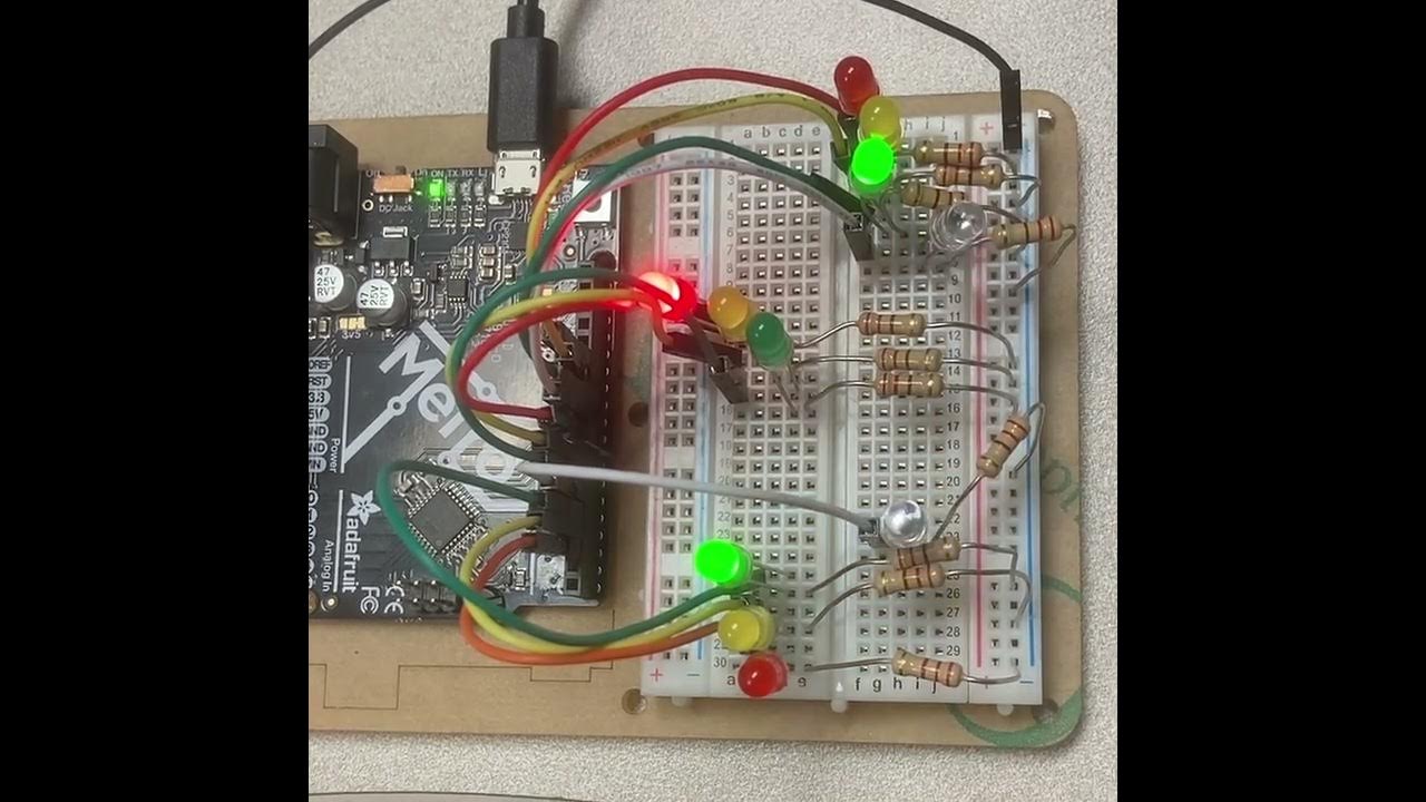 3-Way Traffic Light with Pedestrian Crosswalk - Arduino Project - YouTube