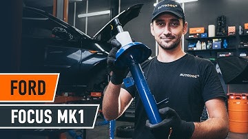 Hoe een veerpoot vooraan vervangen op een FORD FOCUS (DAW) [HANDLEIDING AUTODOC]
