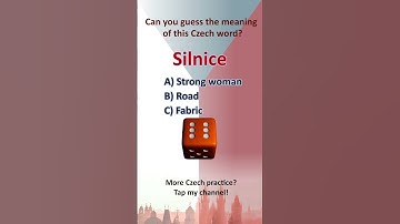 Guess This Czech Word! 🇨🇿 (#13) #learnczech #quiz #ceskyjazyk #english #czechlisteningpractice