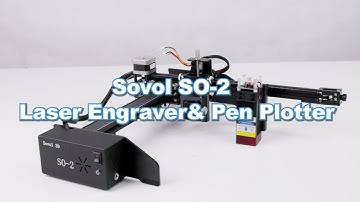 Introducing  Sovol SO-2 40W Laser Engraver/Cutter/Pen Plotter Laser Engraving Stainless Steel, Glass