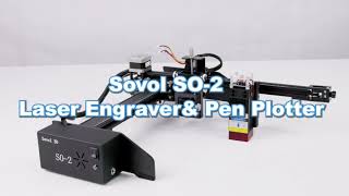 Introducing Sovol SO-2 40W Laser Engraver/Cutter/Pen Plotter Laser Engraving Stainless Steel, Glass
