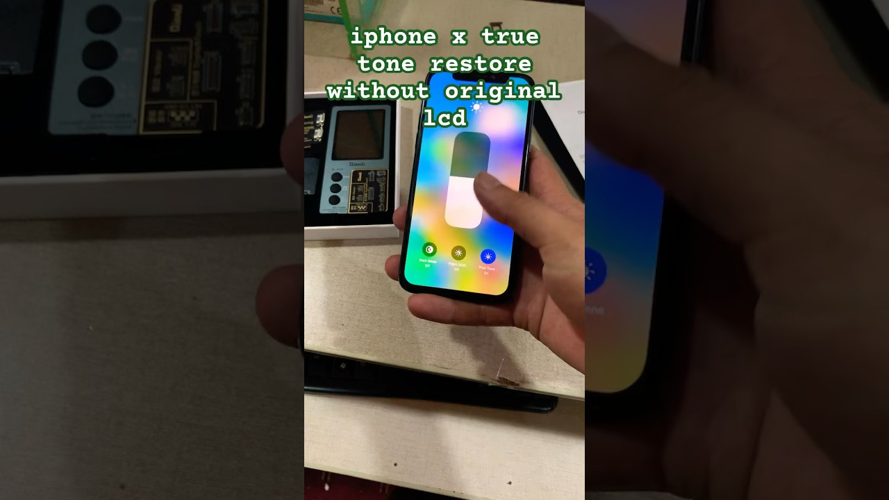 iphone x true tone restore without original lcd 