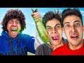 مقلب رائحه الفم الكريهه فى الحسن و الحسين عوده حرب المقالب 
