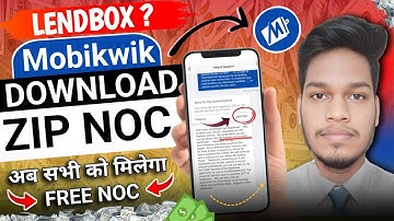 Mobikwik Zip Paylater NOC Download Process 2025 || Mobikwik Zip Mein Se NOC Download Kese Karen ||
