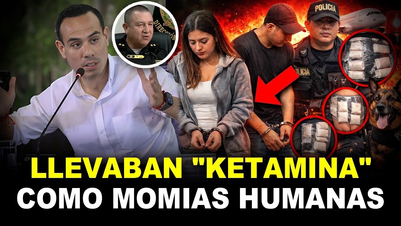 😱 ¡Can los delató!✈️ Panorama REVELA Escándalo en Jorge Chávez PAREJA  forrada CON DROGA EN EL CUERPO