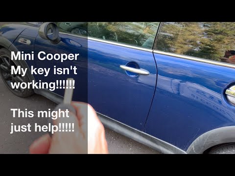 Mini Cooper key not working??? This might help!