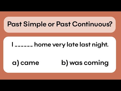 Past Simple or Past Continuous? | Grammar quiz