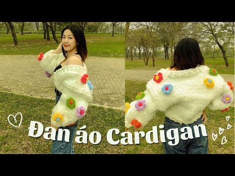 Video Đan áo Cardigan len ♡ Hướng dẫn đan áo khoác len nữ... - youtube