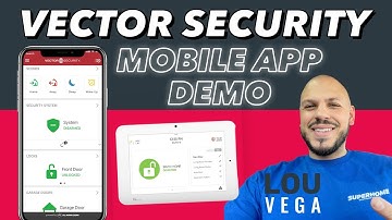 Vector Home Security Smart Mobile App Demo