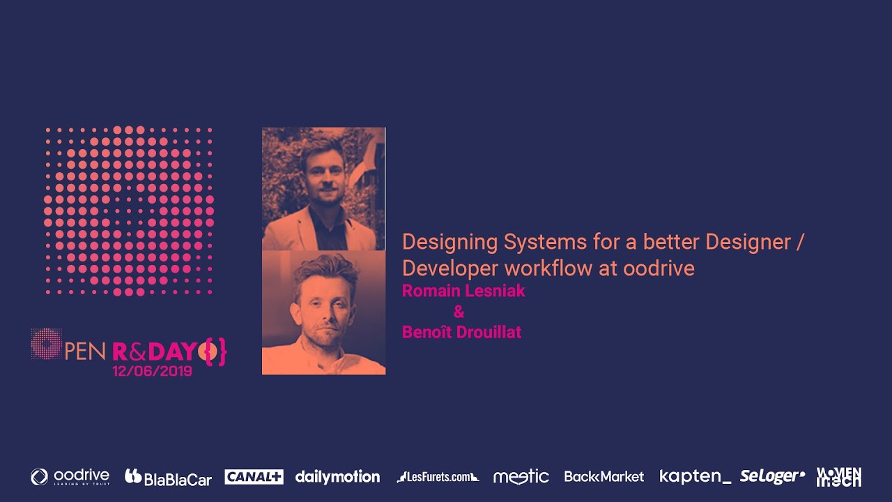 Designing Systems for a better Designer / Developer workflow at oodrive