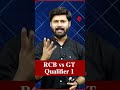 RCB vs GT Qualifier 1 🔥 | Pitch Report, Playing XI, Weather Report | कौन जाएगा IPL Final में?