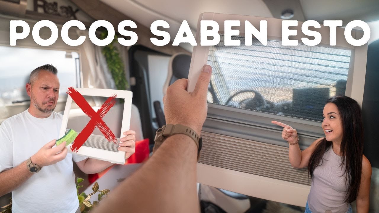 🔶Cómo Limpiar Mosquiteras y Claraboyas en Autocaravana🔶