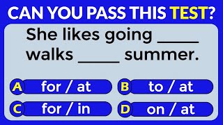 English Grammar Test | CAN YOU PASS THIS TEST? 98% CANNOT! | #challenge 024