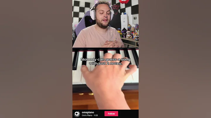 Can you guess this song in 2 notes?