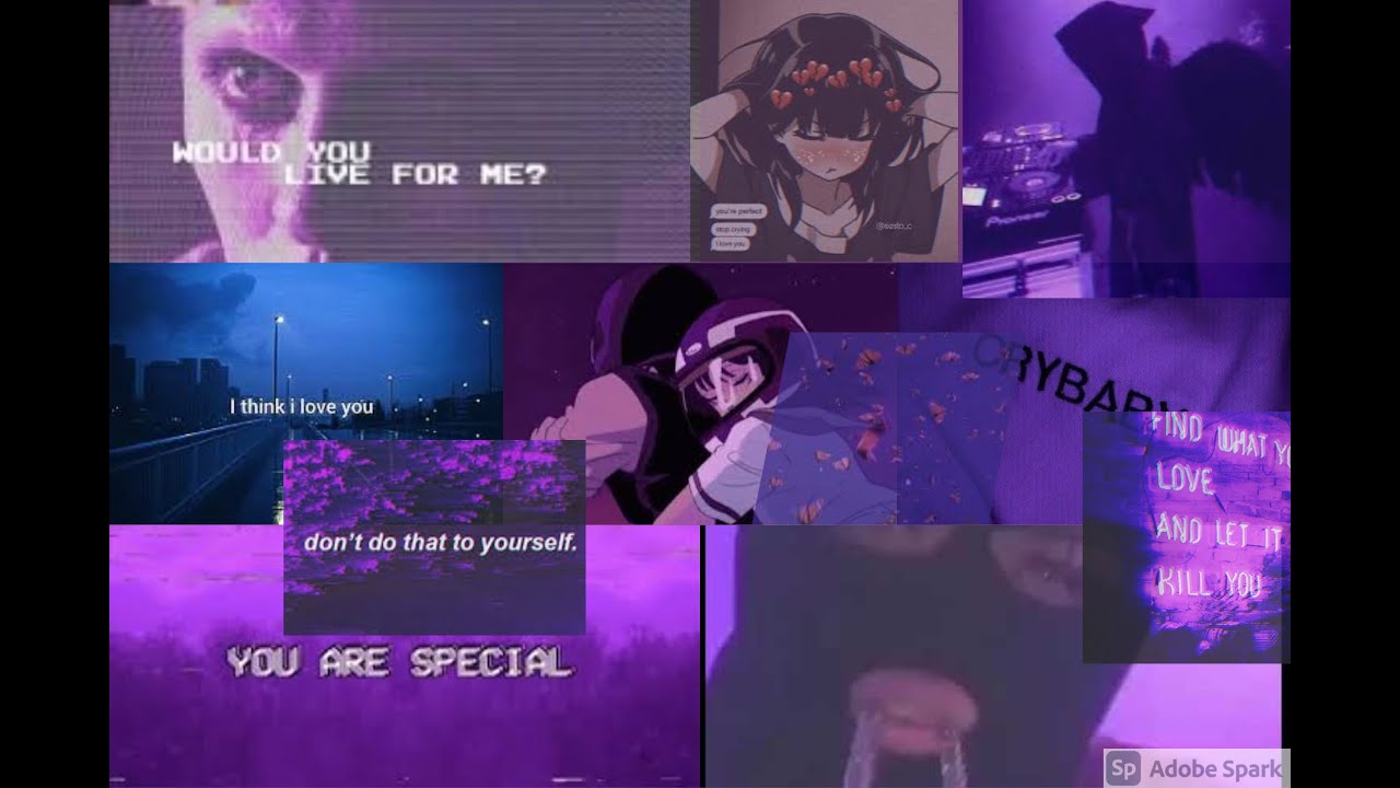 Making a purple background for my laptop.