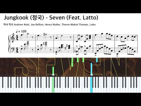 Seven (feat. Latto) (쉬운버전 + 원음버전) - 정국 - Seven (feat. Latto)