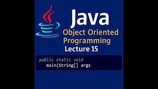 OOP Java | C DAC Lectures | L15