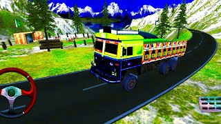 Truck Simulator Euro 2, Heavy Duty Hill Climb Truck Mission 7. Off-Road Desert Storm Truck Rally screenshot 4