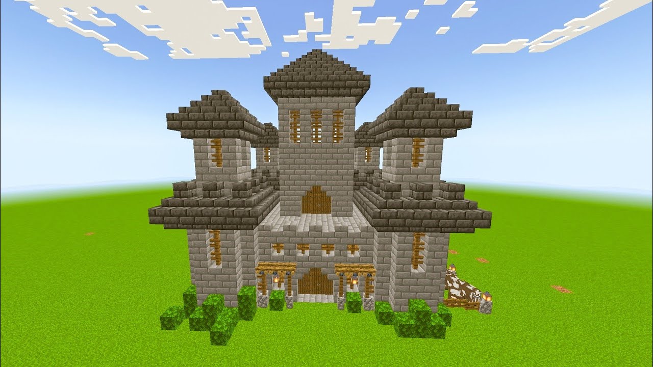 CASTLE TUTORIAL IN MINECRAFT #viral #trending - YouTube