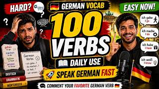 100 Most Useful German Verbs for Daily Life 🇩🇪 | Learn Fast