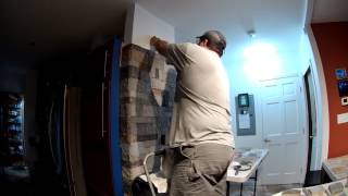Airstone Wall Install