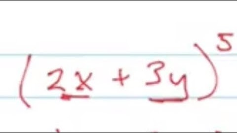 Expand (2x+3y)^5