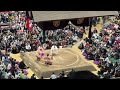20260116 大相撲初場所6日目 横綱土俵入り(大の里、豊昇龍)