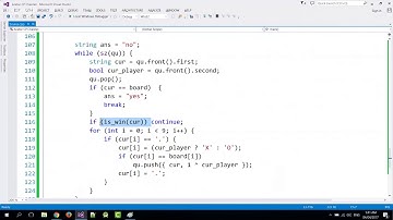 SPOJ TOE1 - Tic-Tac-Toe ( I ) [BFS] (Arabic)