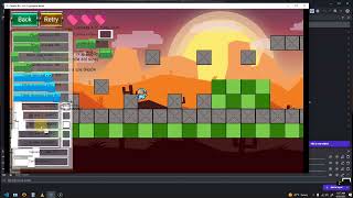 GDevelop parallax bg and platformer test/dev tool - showcase 230425