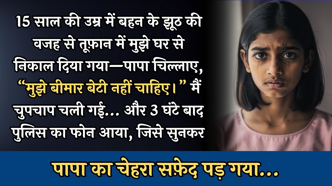 15 साल की उम्र में एक झूठ ने मुझे तूफ़ान में घर से निकाल दिया—उसे ज़रा भी अंदाज़ा नहीं था कि एक दिन…