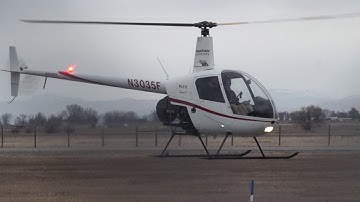 Robinson R22 Hovering autorotation