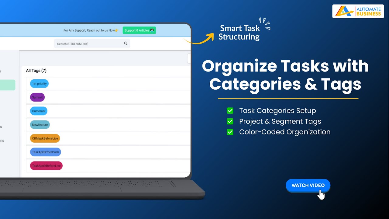 How to Add Categories & Tags in Task App | Organize Tasks Better - YouTube