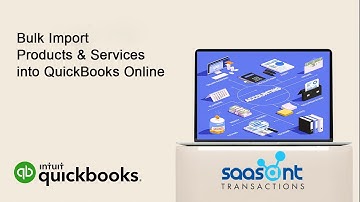 How to Bulk Import Items into QuickBooks Online using SaasAnt Transactions