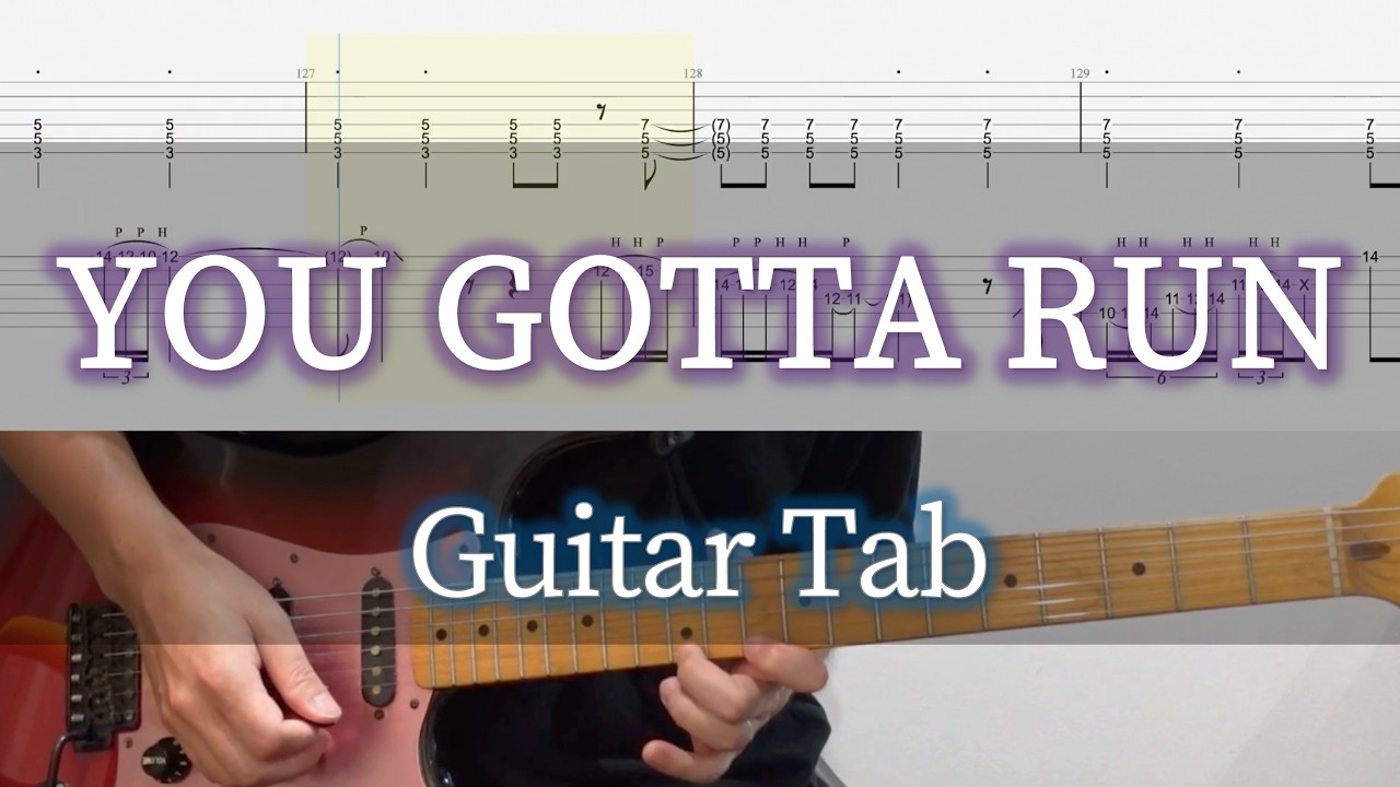 YOU GOTTA RUN - L'Arc〜en〜Ciel / Guitar Tab