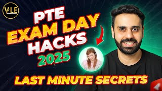 (HINDI) PTE Exam Day: Don't Panic! Use These Expert Hacks | VLE