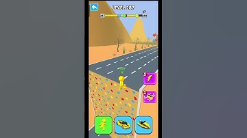 ❄️ Shape-shifting Funny Race Gameplay New hyper casual    ☃️ games level 287 #shorts #gameplay