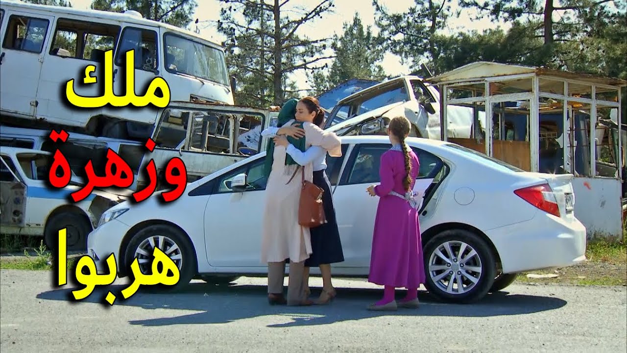 ملك وزهرة قدروا يهربوا مع جمال الصغير بمساعدة زينب يا ترى معقول ما حدا رح يكشفهم