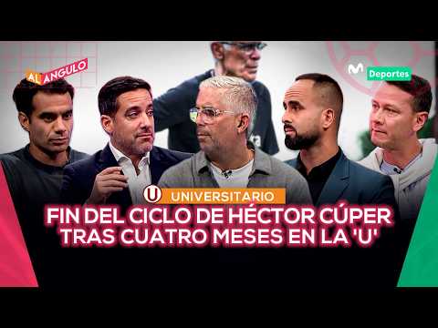 UNIVERSITARIO: HÉCTOR CÚPER BIDS FAREWELL TO THE ‘CREMA’ BENCH | AL ÁNGULO 🥅⚽