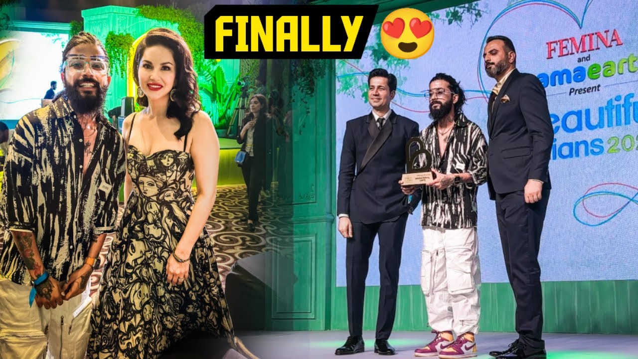 Finally Award Jeet Hi Gaye Aur Sunny Leone Se Milney Ka Sapna Poora Hogaya 👩‍❤️‍👨