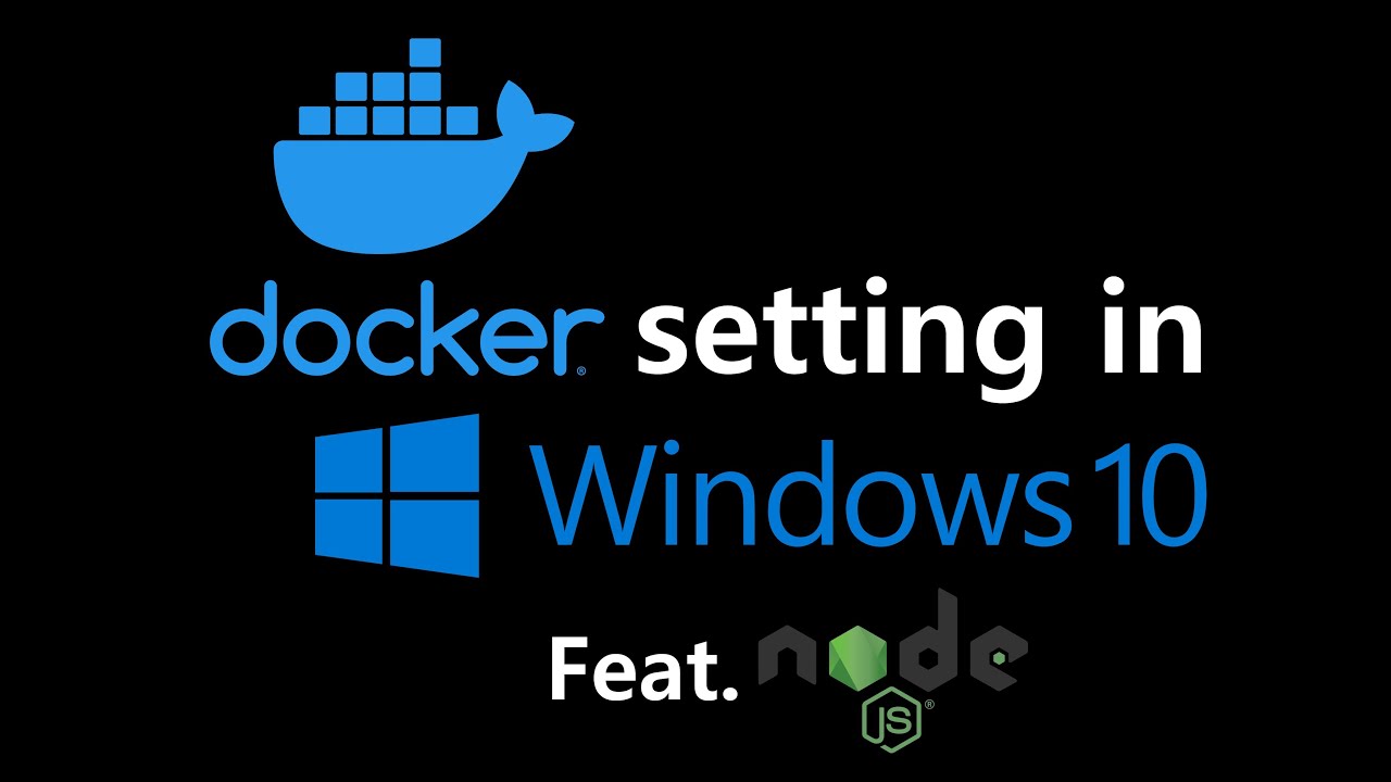 Window10 Docker Nodejs 세팅하기 - YouTube