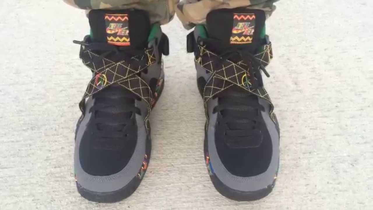 Nike Air Raid "Peace" "Urban Jungle" on feet - YouTube