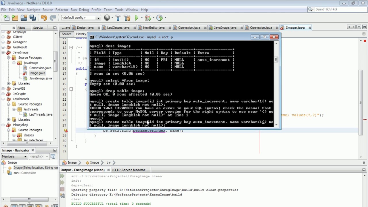 Enregistrer une image en MySQL à partir de java NetBeans - YouTube