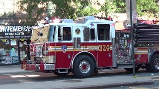 FDNY Engine 324 responding to a transformer fire