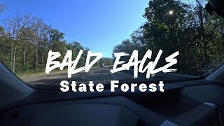 Beautiful Bald Eagle State Forest Gravel Ride