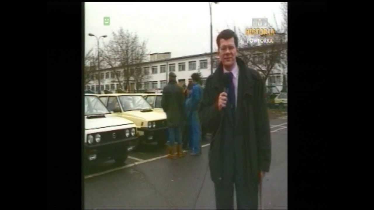 PRL 1988 Motoryzacja za komuny